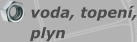 voda, topen, plyn